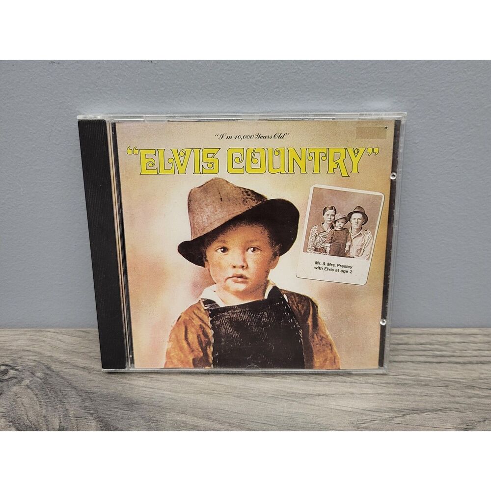 VTG 1988 BMG Music Elvis Presley Elvis Country CD I'm 10,000 Years Old - Picture 1 of 6